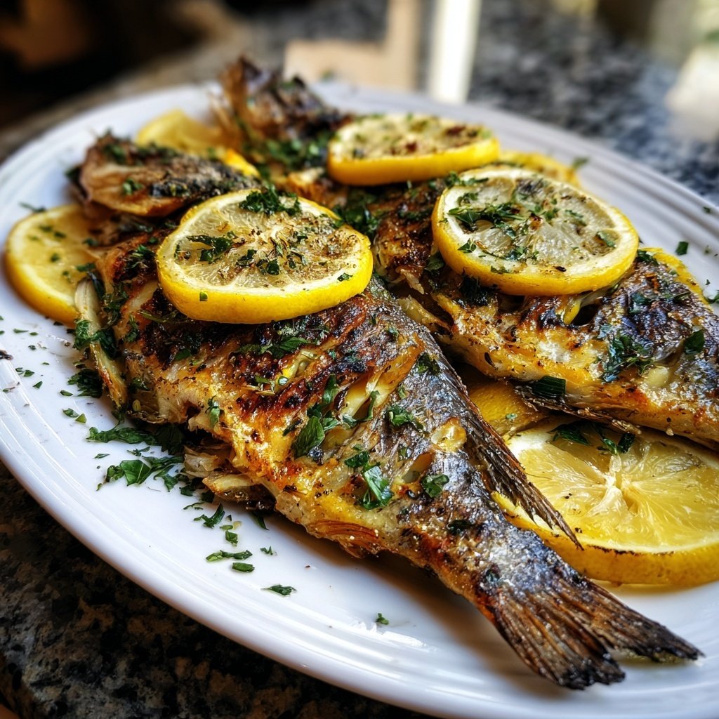 Healthy & Light Lemon Grilled Fish Plate