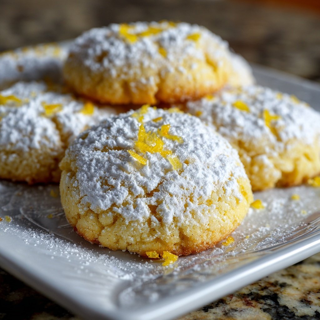 Limoncello Lemon Cookies
