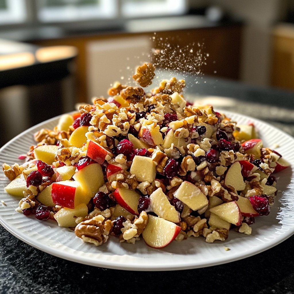 Apple Cranberry Walnut Salad Recipe