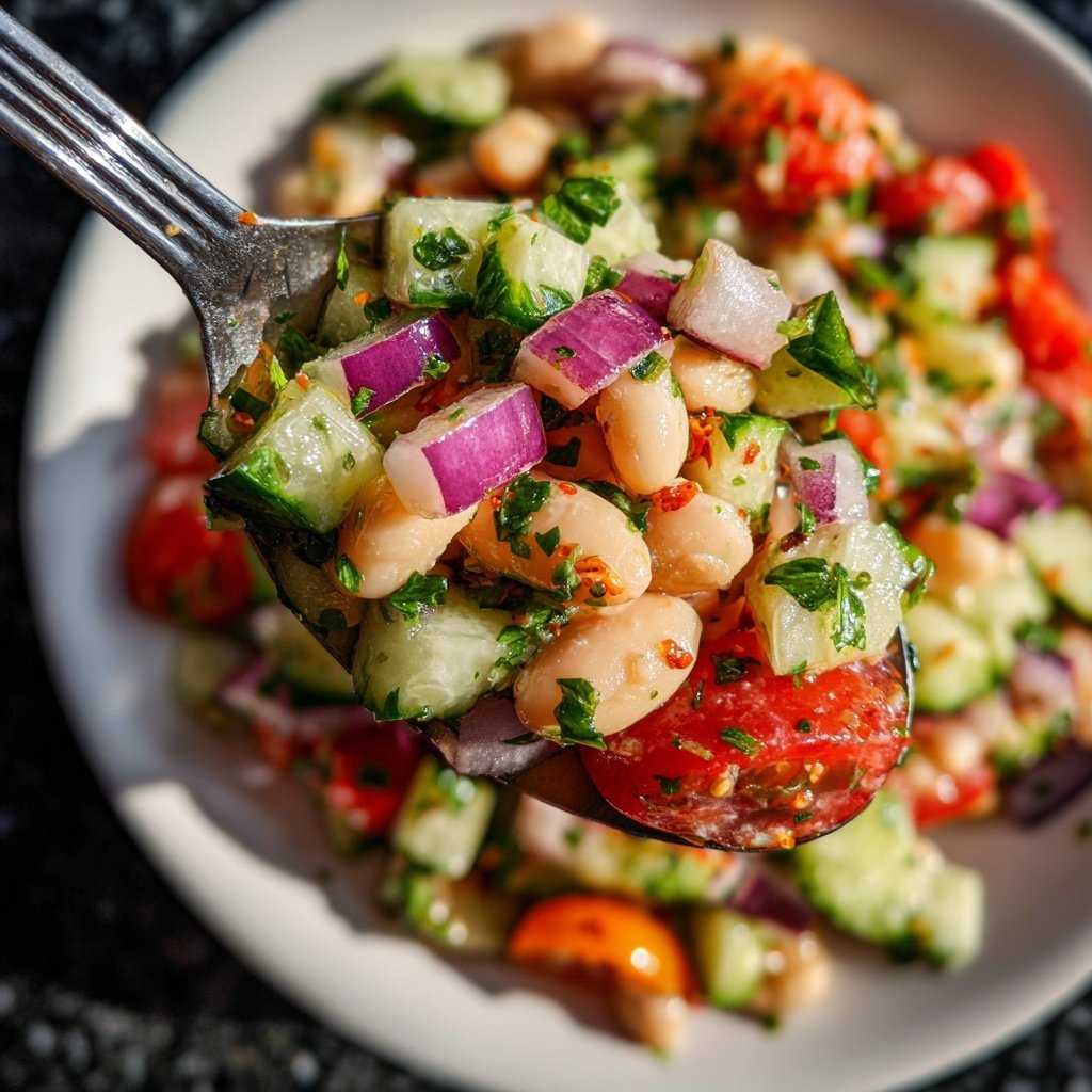 Mediterranean White Bean Salad