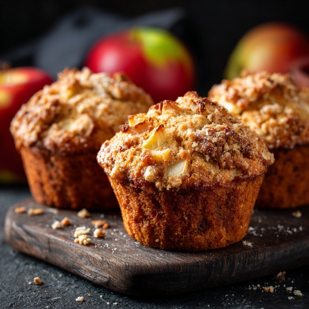 Apple Cinnamon Breakfast Muffins