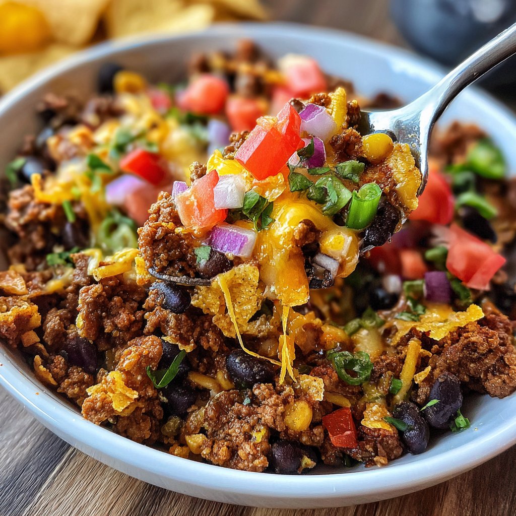 Easy Ground Beef Taco Skillet