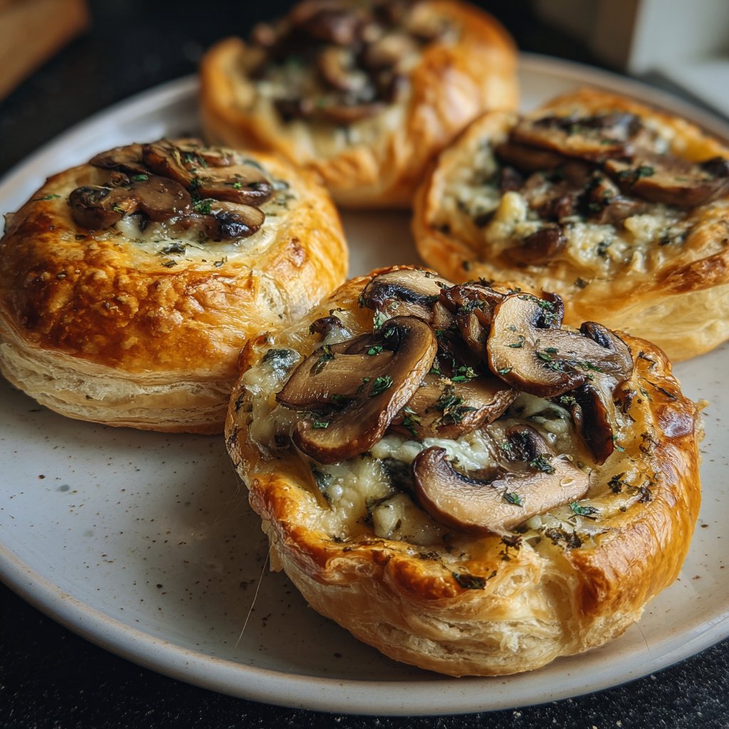 Mini Mushroom Vol-au-Vents