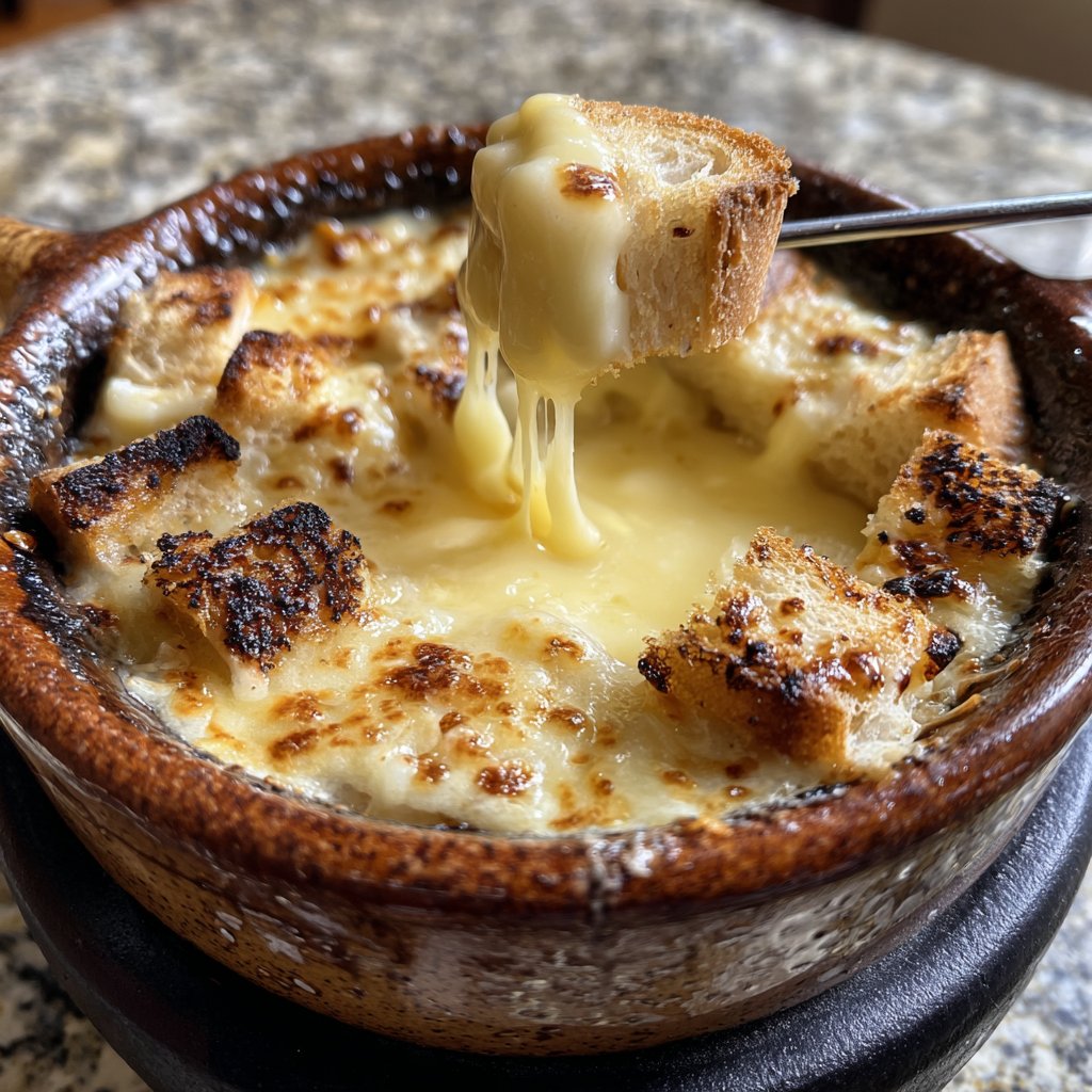 Cheese Fondue with Kirsch