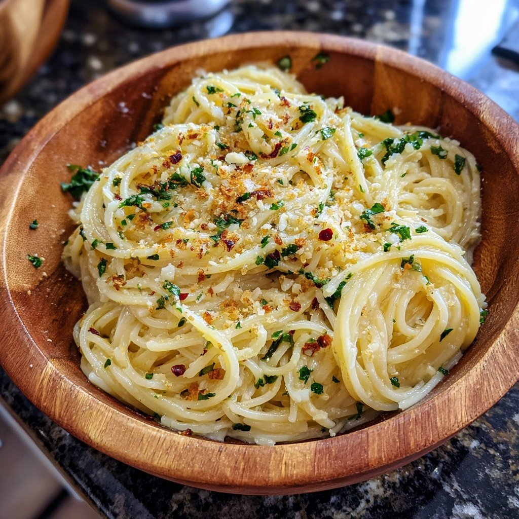 Easy Garlic Butter Pasta Dinner